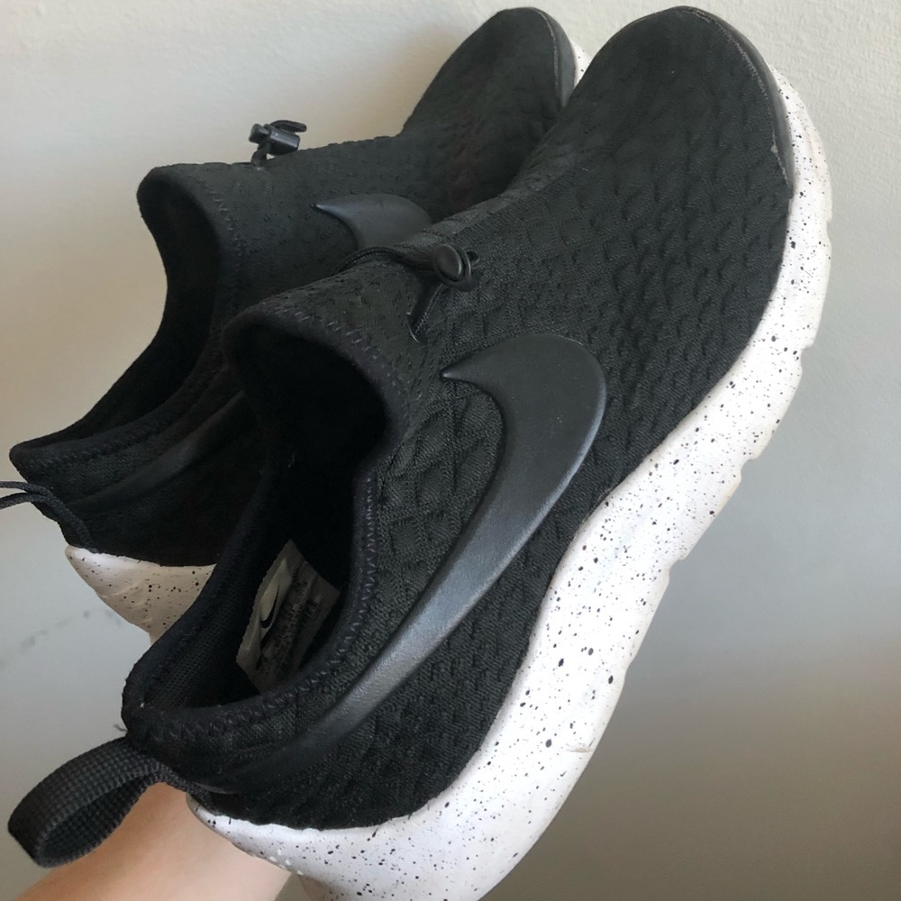 Nike black running shoes